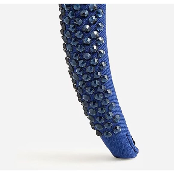 J CREW Blue Studded Headband NEW New with tags - Picture 3 of 3